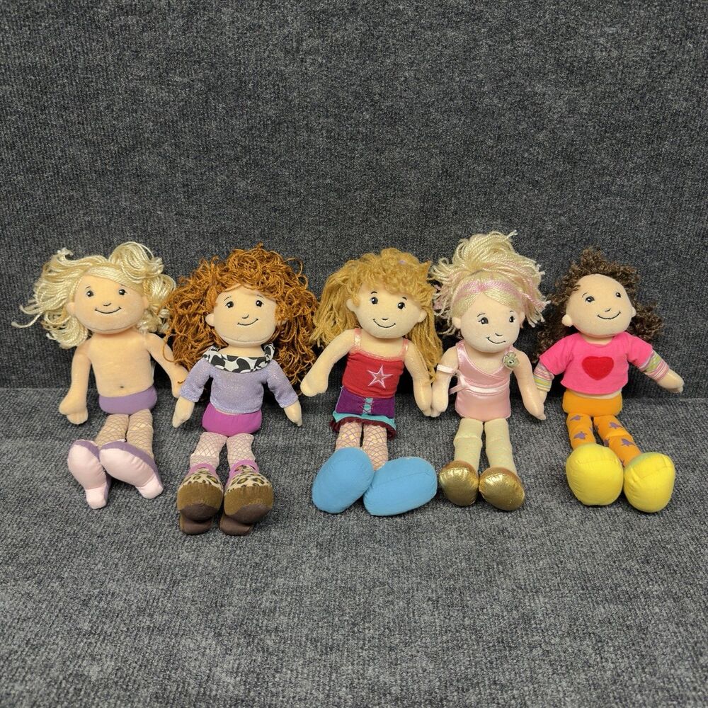 Vintage Lot Of 5 Groovy Girls Dolls (2001-2005) Gwen O’Ryan Kayla Sidra Nanette